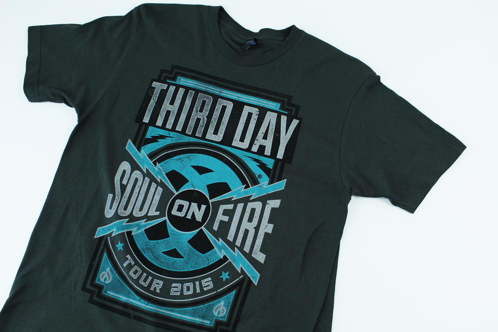 Third Day 2015 Soul On Fire Tour Vintage T-Shirt