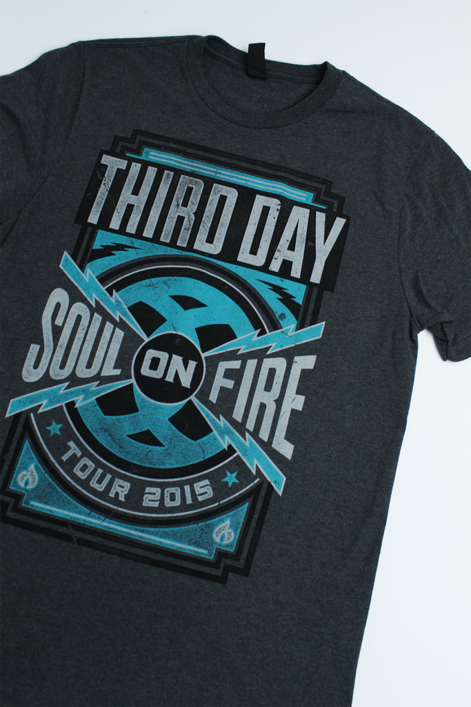 Third Day 2015 Soul On Fire Tour Vintage T-Shirt