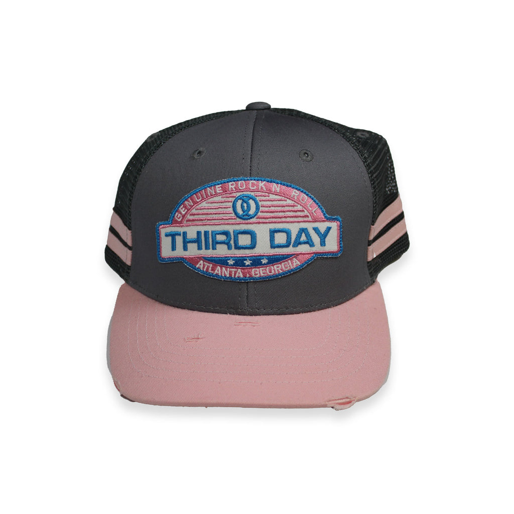 third day women's hat grey pink blue mesh atlanta GA