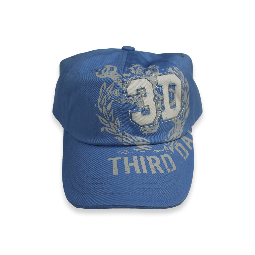 third day women's vintage hat blue white 3D