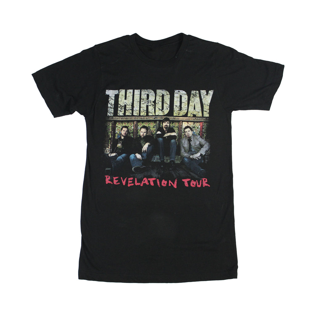 third day revelation tour photo tee black