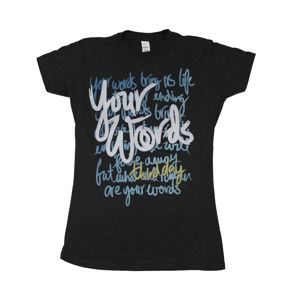 third day your words girls t-shirt