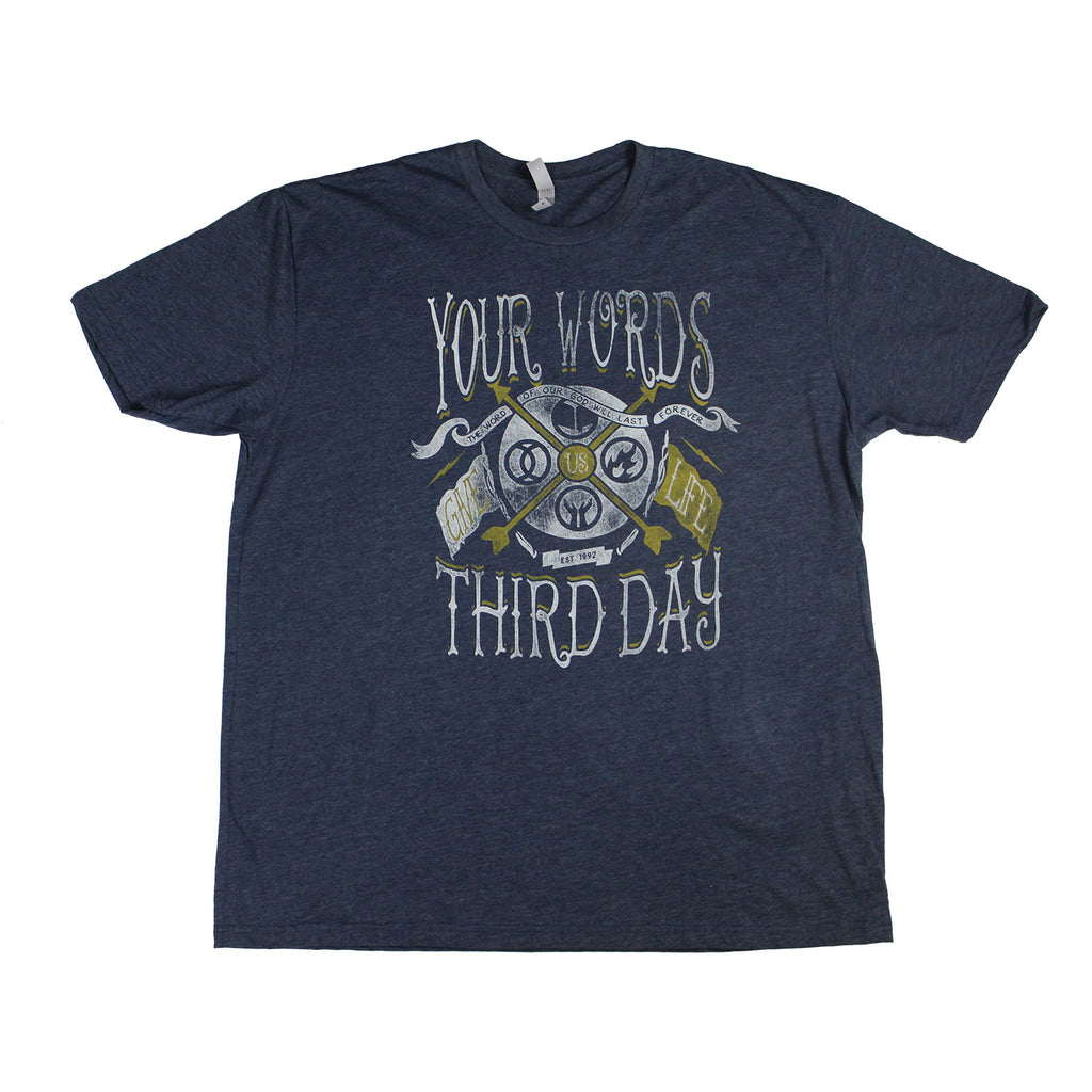 third day your words give us life vintage tee Isaiah 40:8