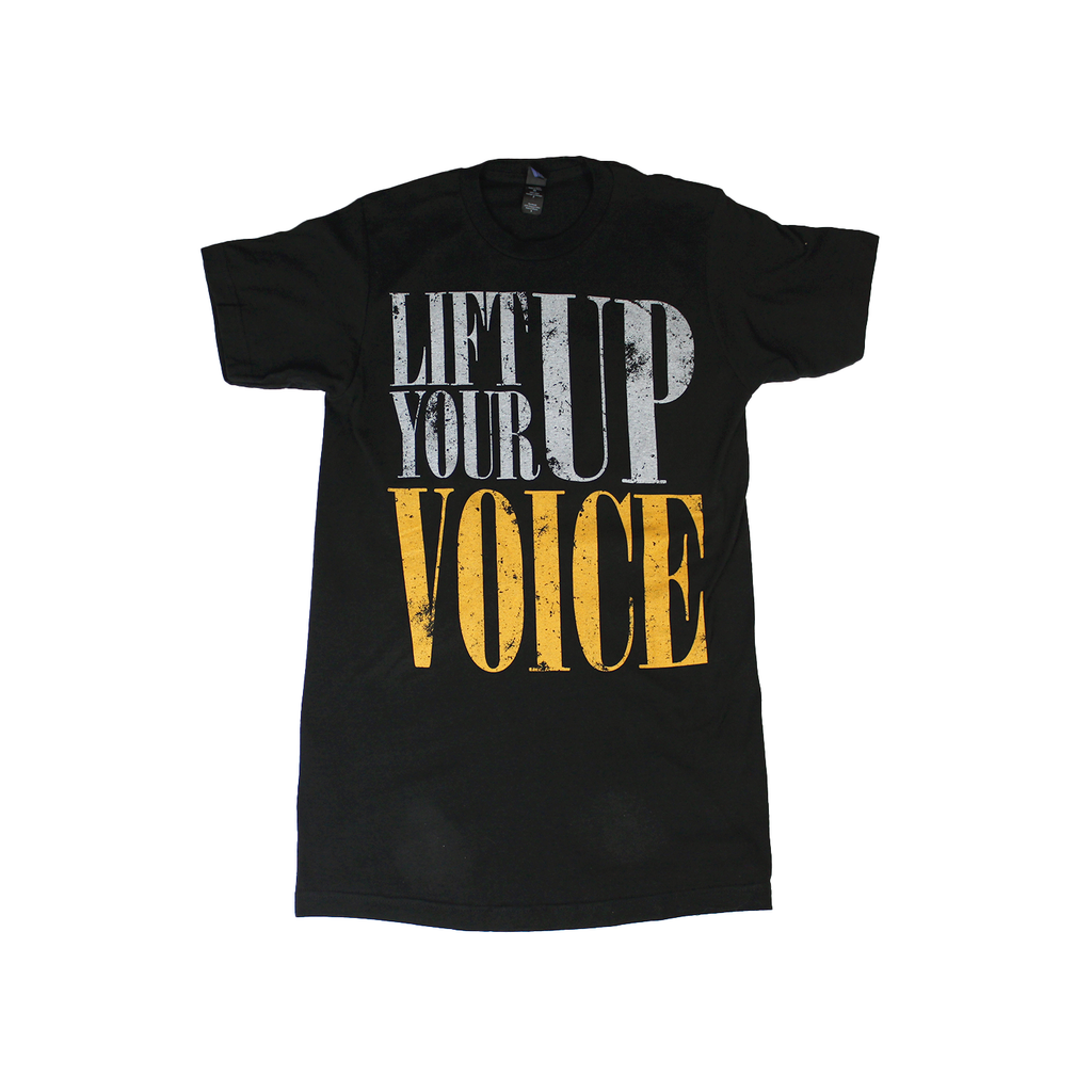 Third Day Lift Up Your Voice T-Shirt Black Yellow