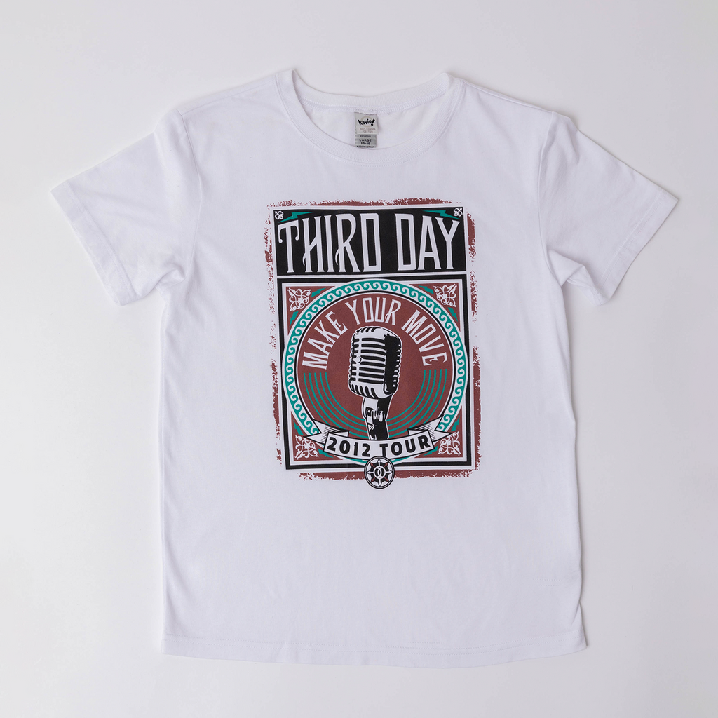 Third Day Youth 2012 Make Your Move Tour Vintage T-Shirt