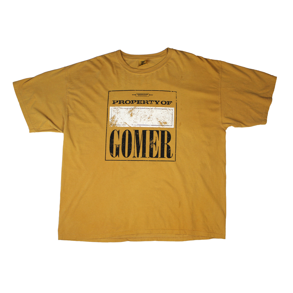 Third Day Property Of Gomer Yellow T-Shirt
