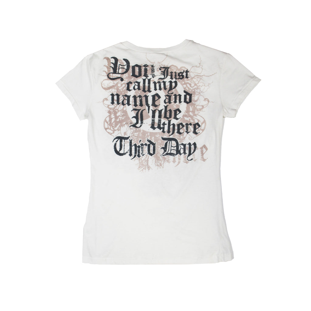 third day women's white vintage t-shirt i'll be there