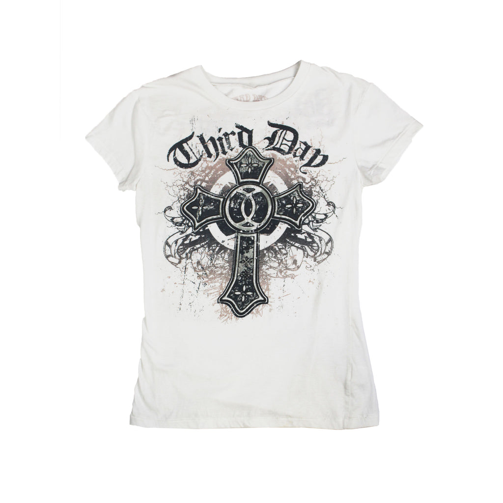 third day women's white vintage t-shirt i'll be there