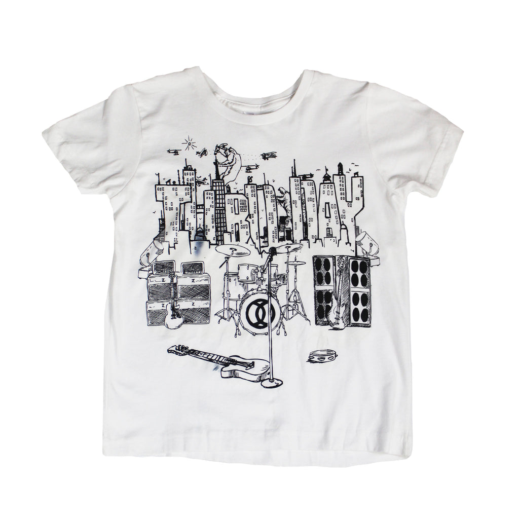 third day youth t-shirt city skyline